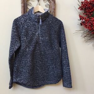 cozy sherpa pullover